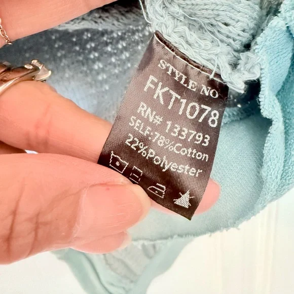 POL Blue and Pink Patchwork Sweatshirt - Picture 7 of 9